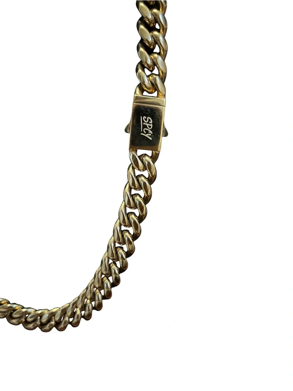 SPCY 8mm Gold Chain like new 23” long